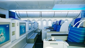 LOT Polish Airlines - Business Class Cabin